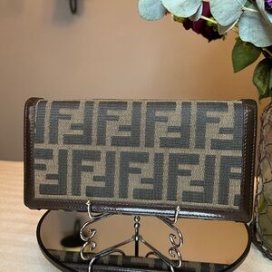 FENDI Zucca Long Wallet